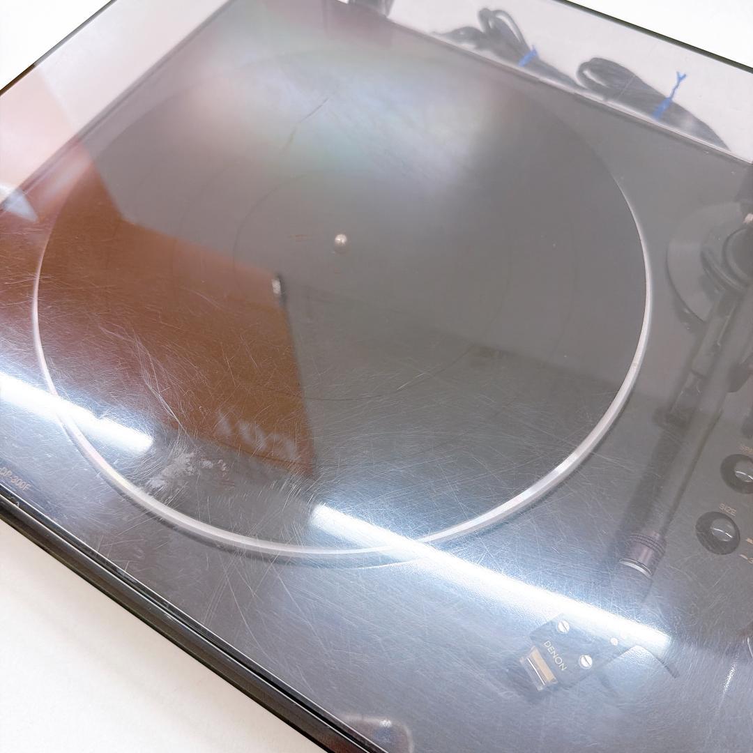 【美品】DENON レコードプレーヤー DP-300F　デノン