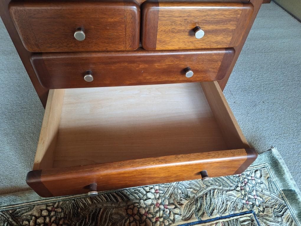 美品！マルニ木工 木製 電話台 キャビネット 飾り棚