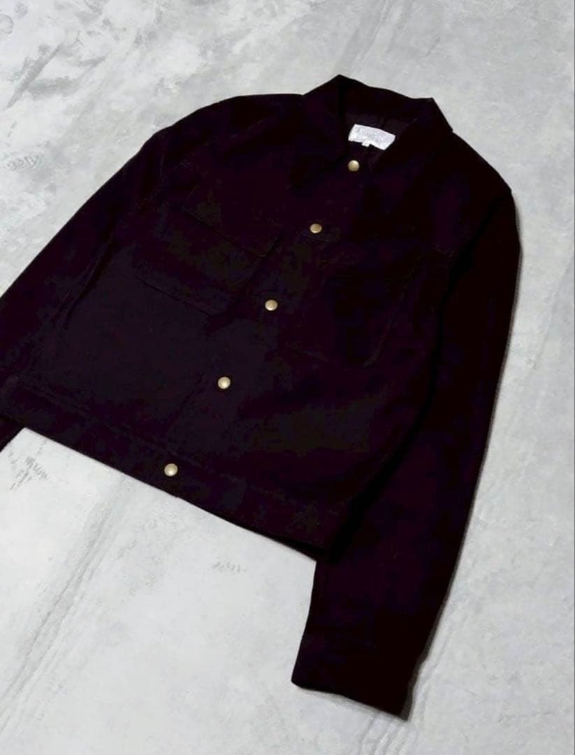 UNFOLLOW アンフォロー モールスキン ジャケット ブルゾン ブラック