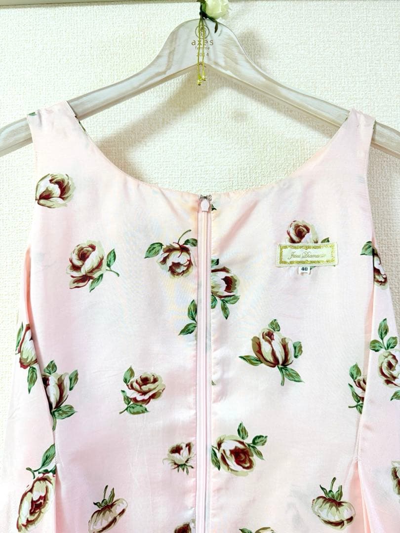 ジーザスディアマンテ　お散歩ワンピース　薔薇柄　姫系　姫ギャル　リボン　ロリータ