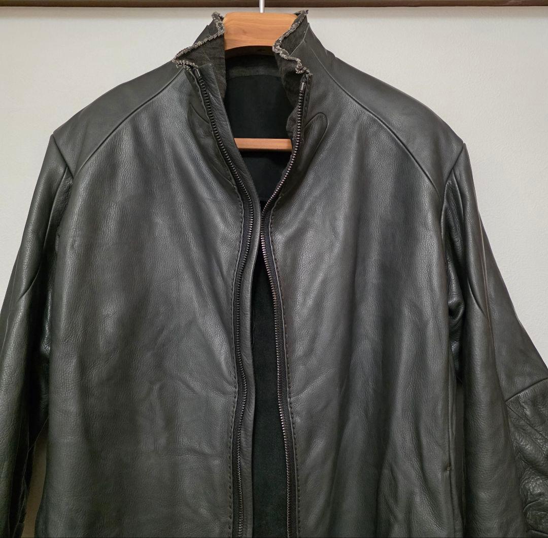 DEVOA サイズ3 レザーシングルライダースジャケット