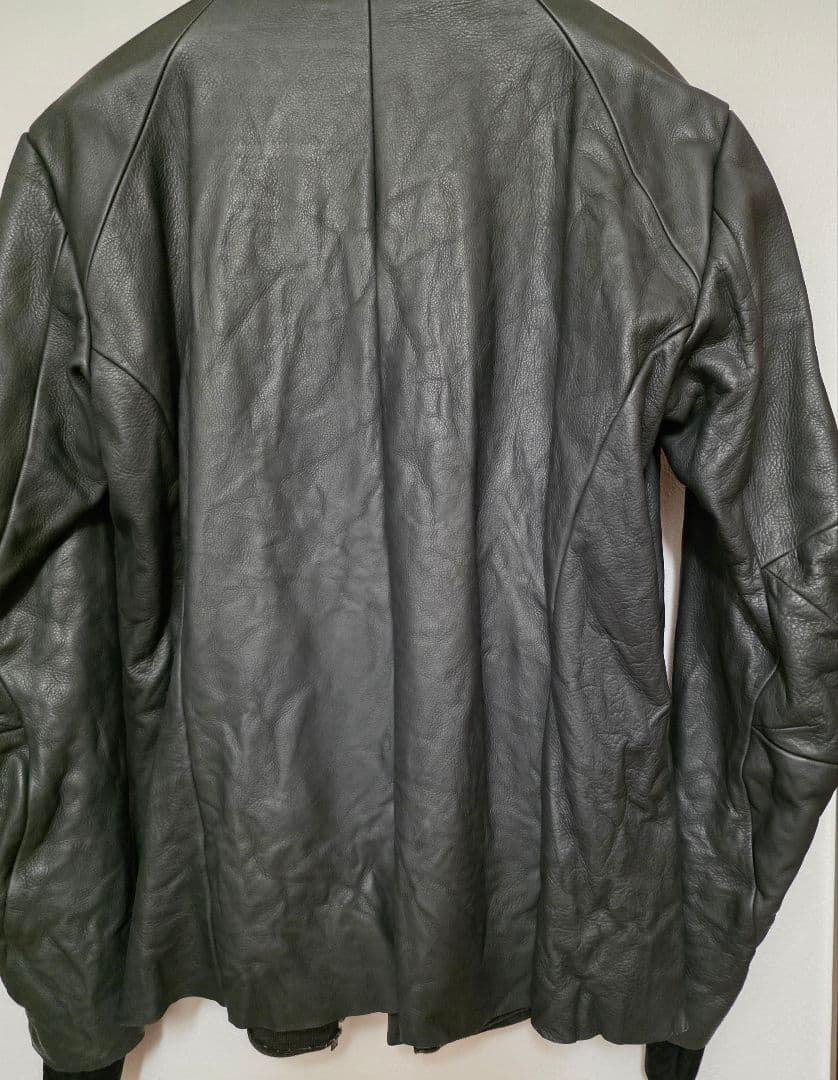 DEVOA サイズ3 レザーシングルライダースジャケット