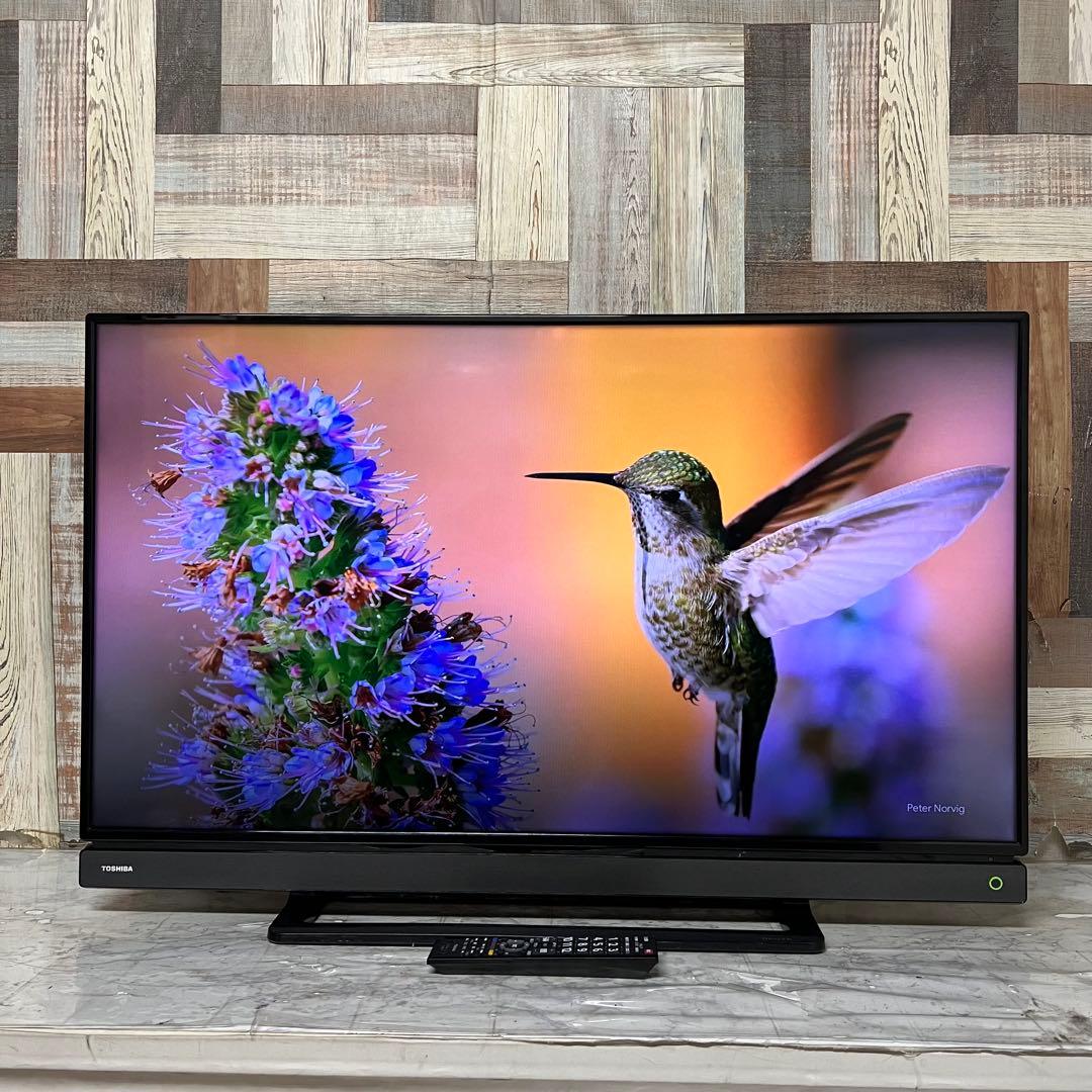 即日受渡❣️全国送料込東芝 40V型 液晶テレビREGZAゲームモード外付HDD