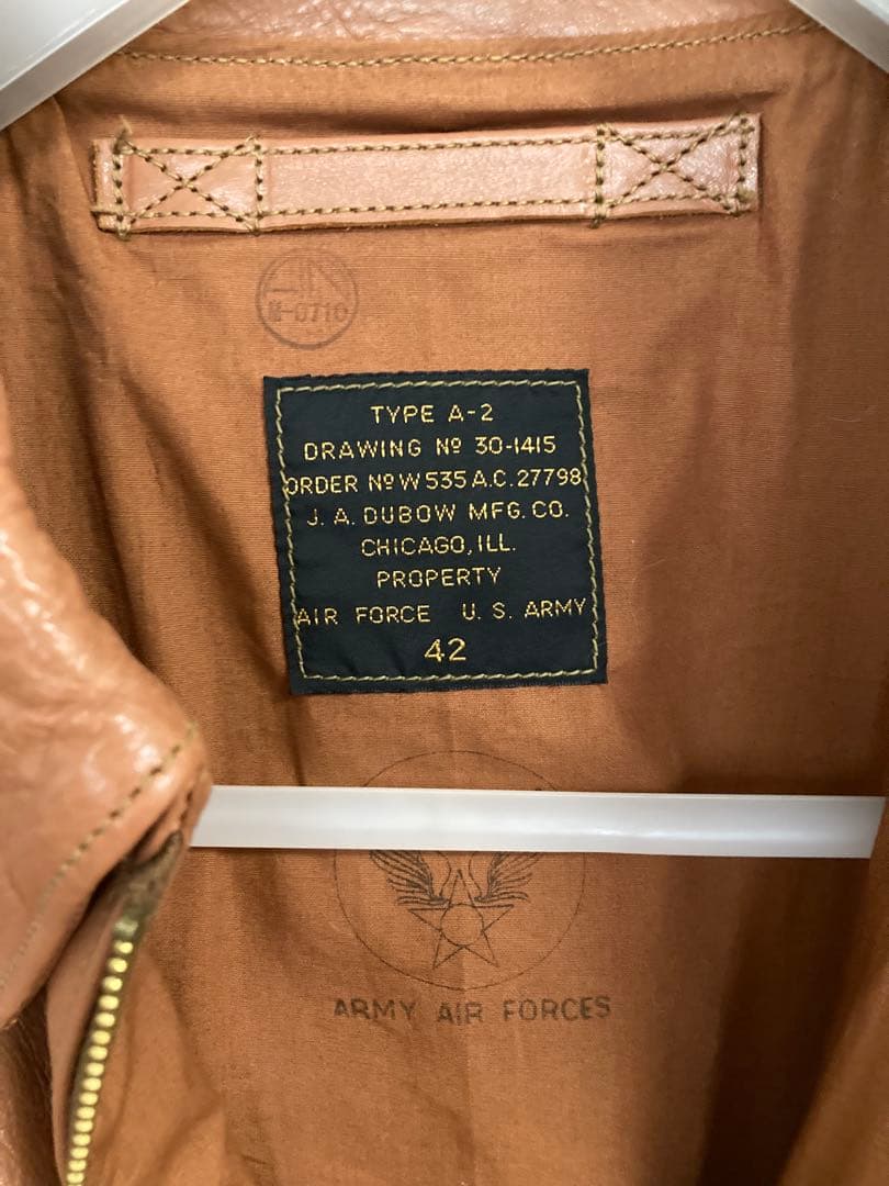 【極美品】レインボーカントリー A-2 J.A.DUBOW社実名復刻モデル 42