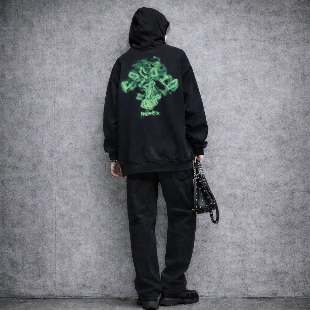 希少 スモーク XL COCOLO BLAND ココロブランド パーカー 黒