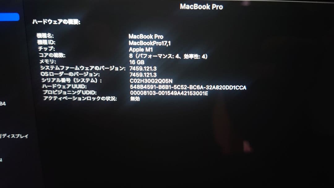 ⚠aiaiさん専用(入札禁止) MacBook Pro13インチ
