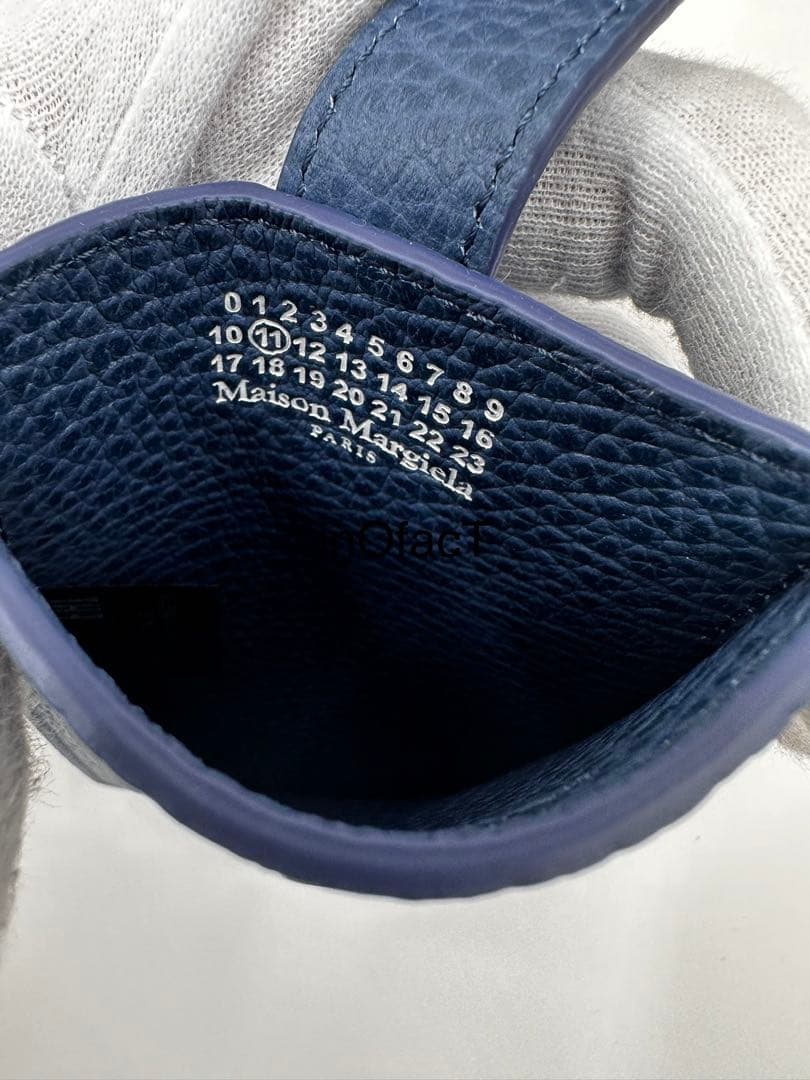 スレイトブルー Maison Margiela フォンポーチ ネックポーチ