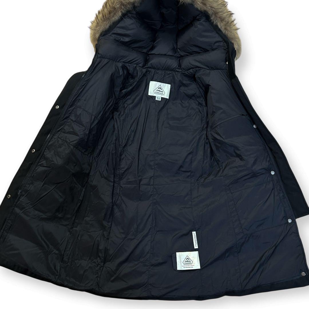 PYRENEX×EDIFICE アヌシー ダウン 34 ファー フード Aライン