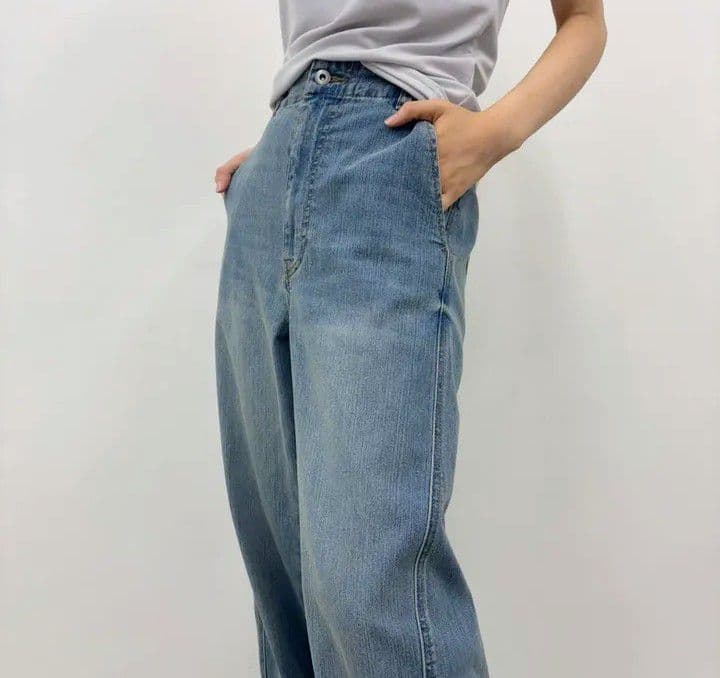 新品タグ付 シニカル デニム パンツ UVカット M〜Lサイズ Mal.