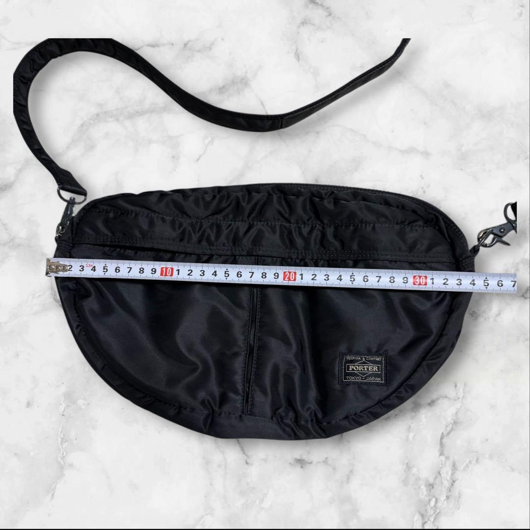 PORTER タンカーショルダーバッグ ハーフムーン 舟形 吉田カバン　オーバル