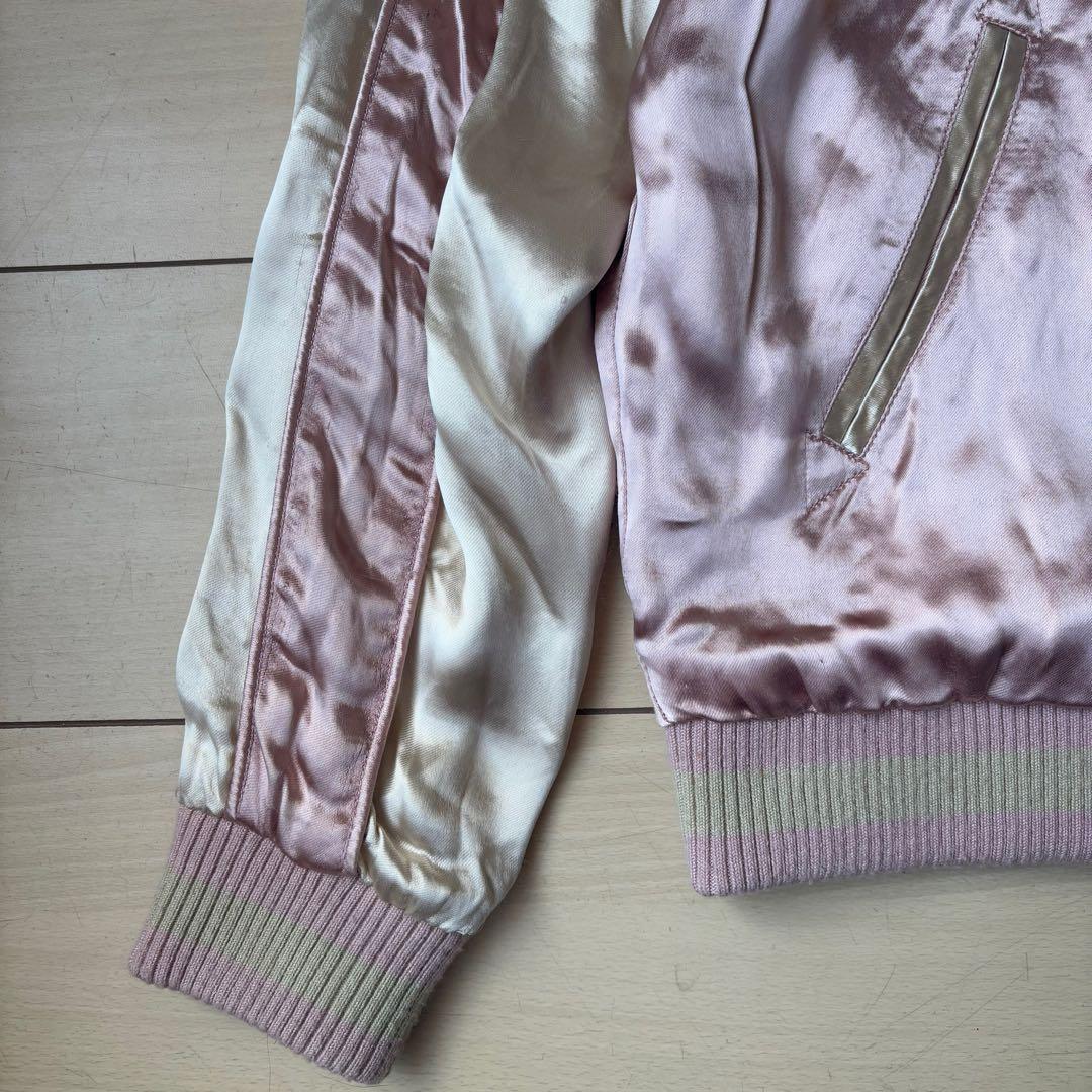 VANSON バンソン×ルニーテューンズ リバーシブルスカジャン　レーヨン