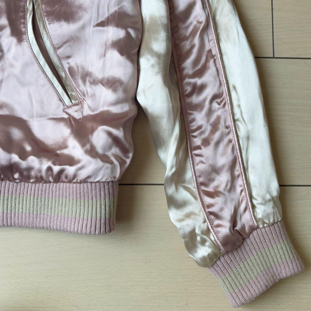 VANSON バンソン×ルニーテューンズ リバーシブルスカジャン　レーヨン