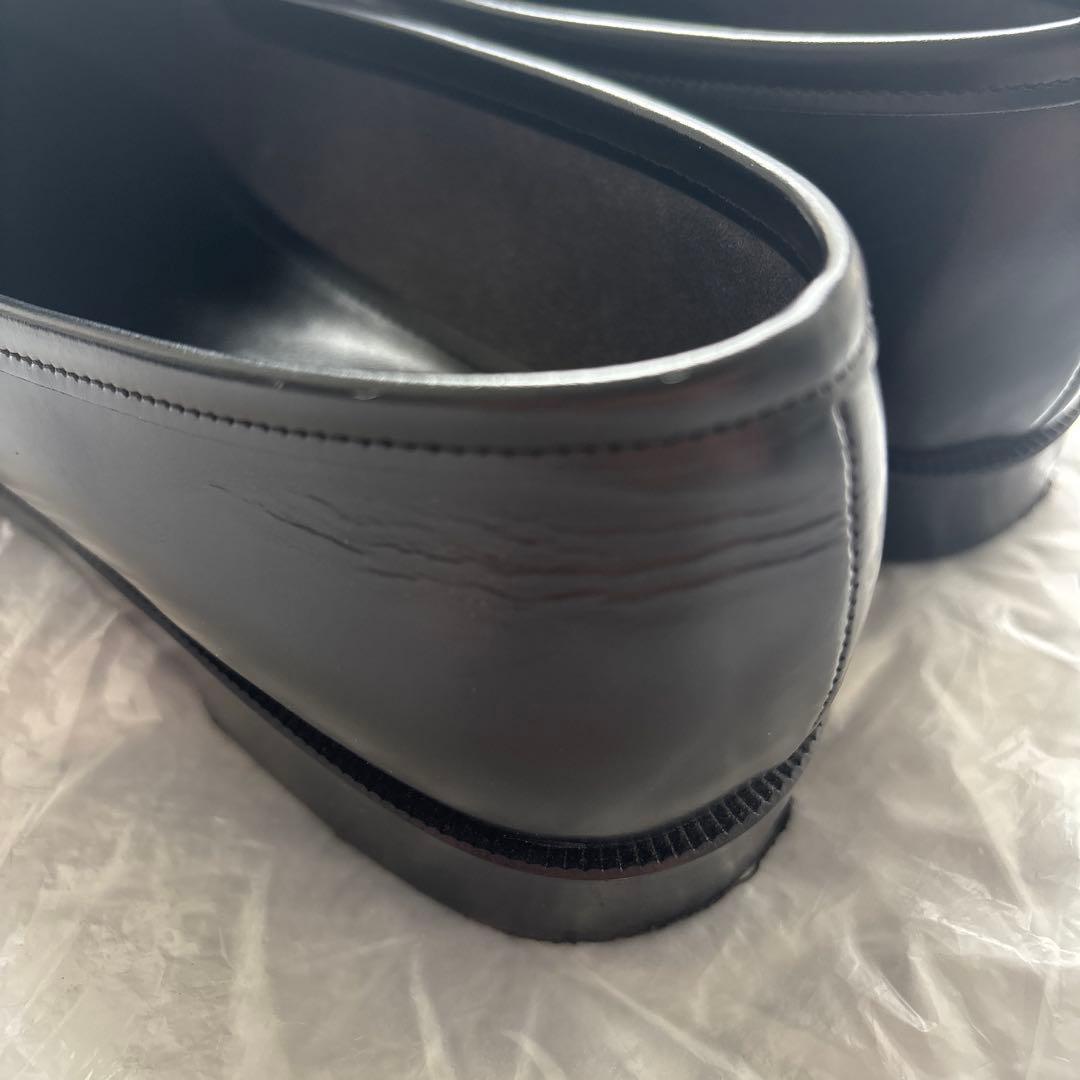 OHGA オーガ　ビジュー付き ブラックローファー