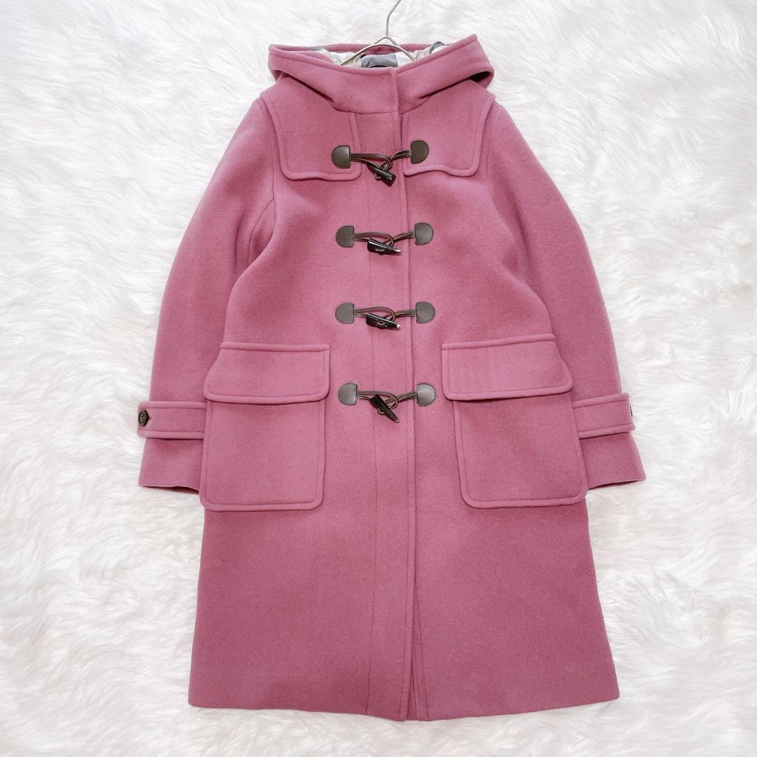 ブルーレーベル　水牛トグル　メガチェック　バイルメルトン　ダッフルロングコート