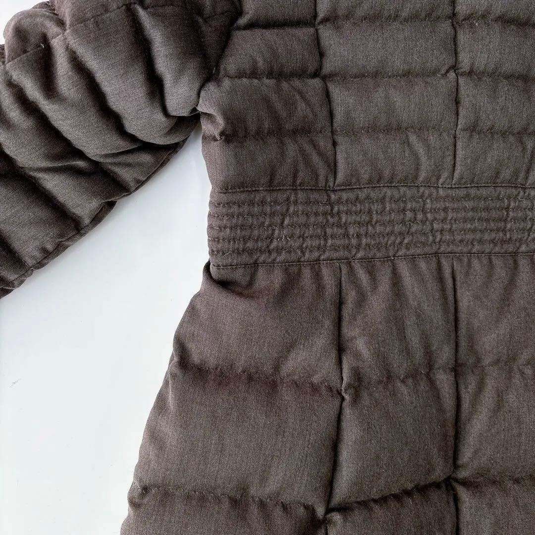 タトラス ノーブル別注⁑ショールカラーロングダウンコート　1 ブラウン　Aライン