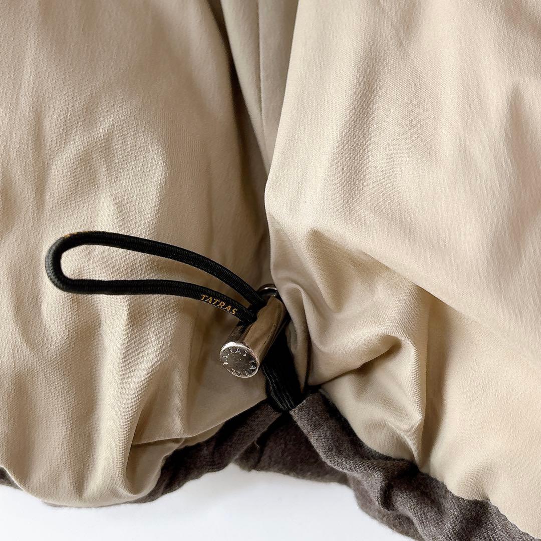 タトラス ノーブル別注⁑ショールカラーロングダウンコート　1 ブラウン　Aライン