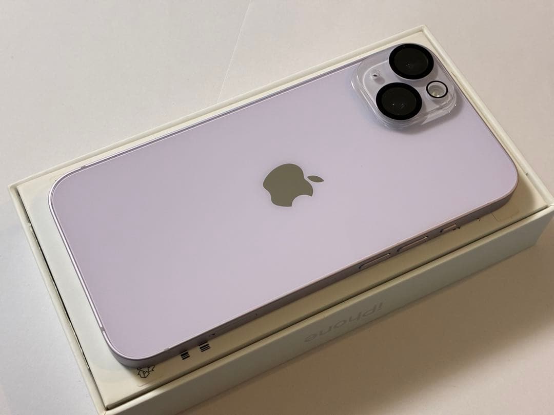 ★iPhone14 ￼128GB SIMフリー 美品 パープル★