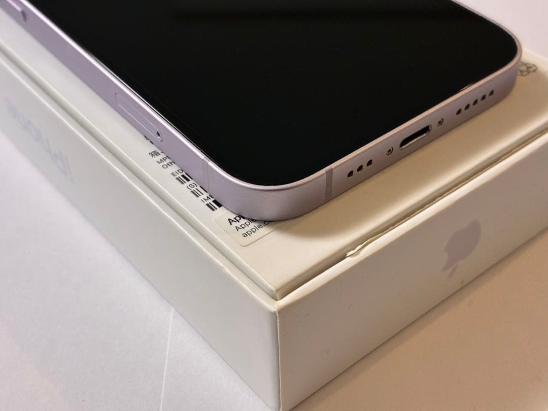 ★iPhone14 ￼128GB SIMフリー 美品 パープル★