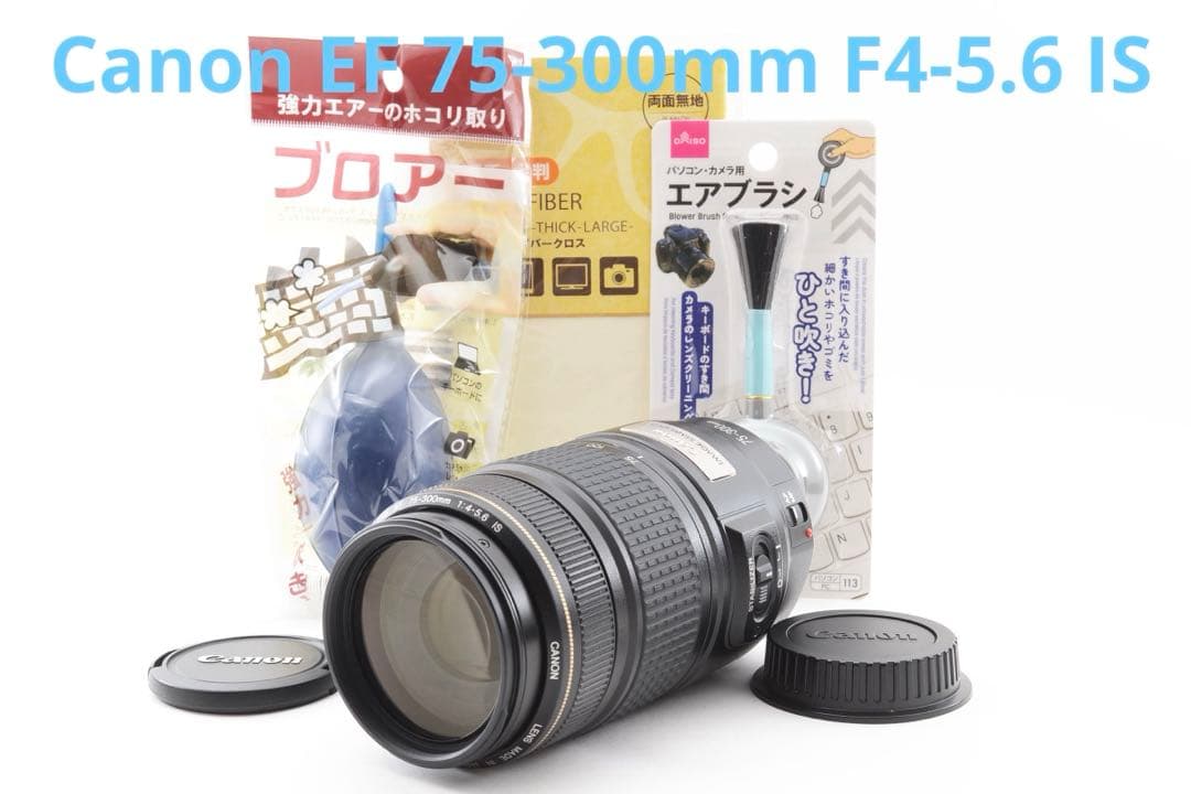 手ブレ補正レンズ Canon EF 75-300mm F4-5.6 IS