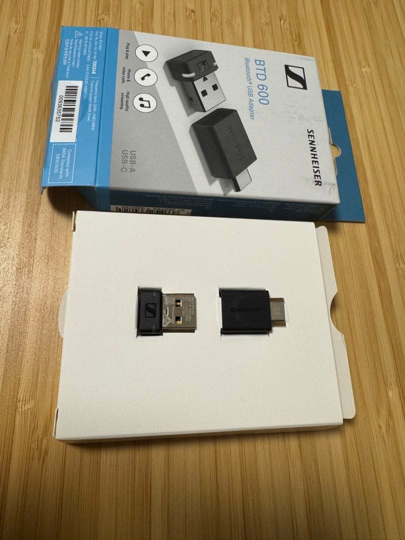 SENNHEISER MOMENTUM4 ワイヤレスヘッドホン BTD600付き