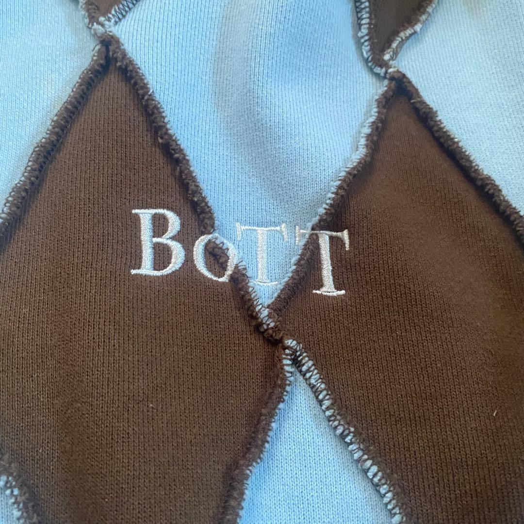 【定価33000】BoTT Patchwork Hoodie パーカー　Mサイズ