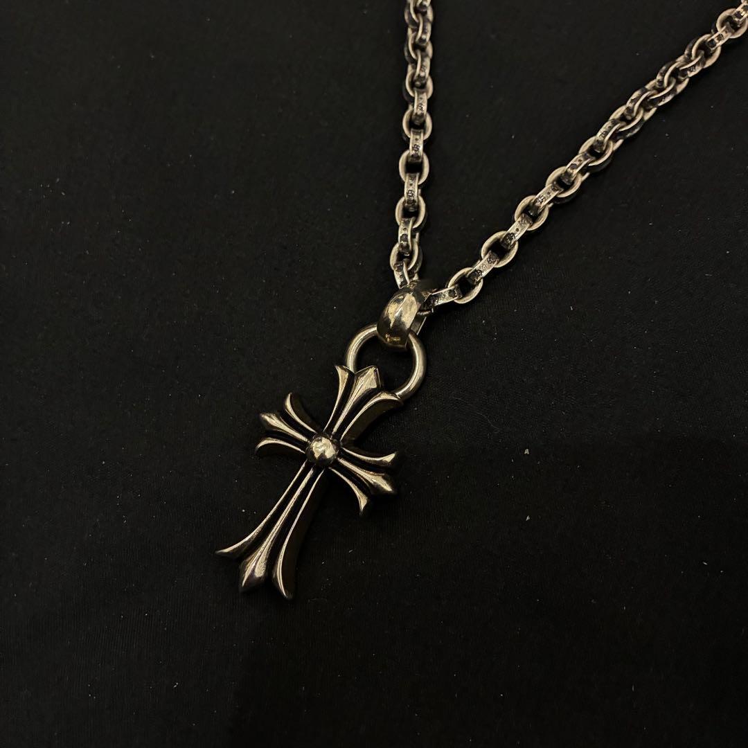 ネックレス ペーパーチェーン タイニークロス