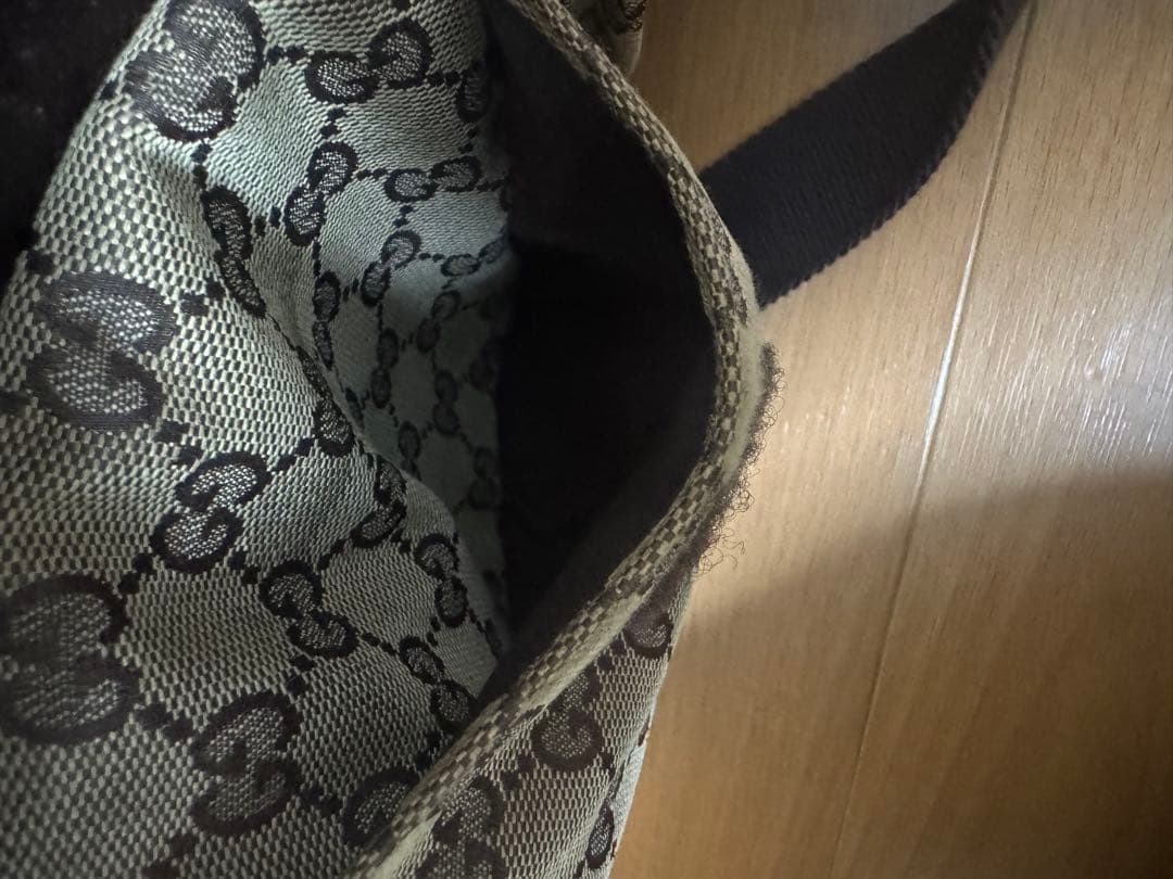 GUCCI グッチ　ウエストポーチ　ボディバッグ　GGキャンバス　28566