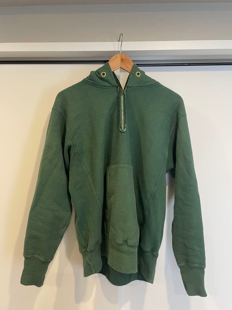 a.presse ハーフジップパーカー