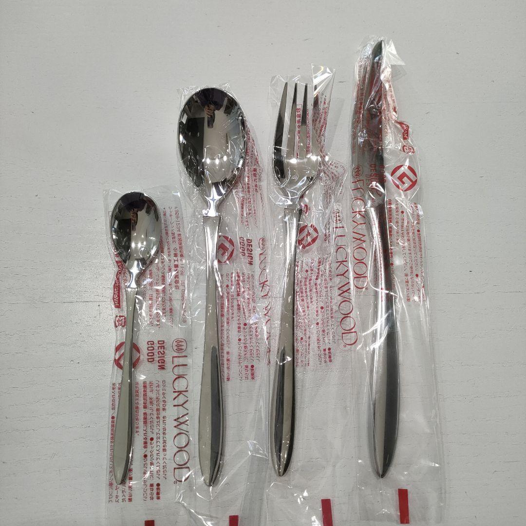 LUCKYWOOD カトラリーセットナイフフォークスプーン