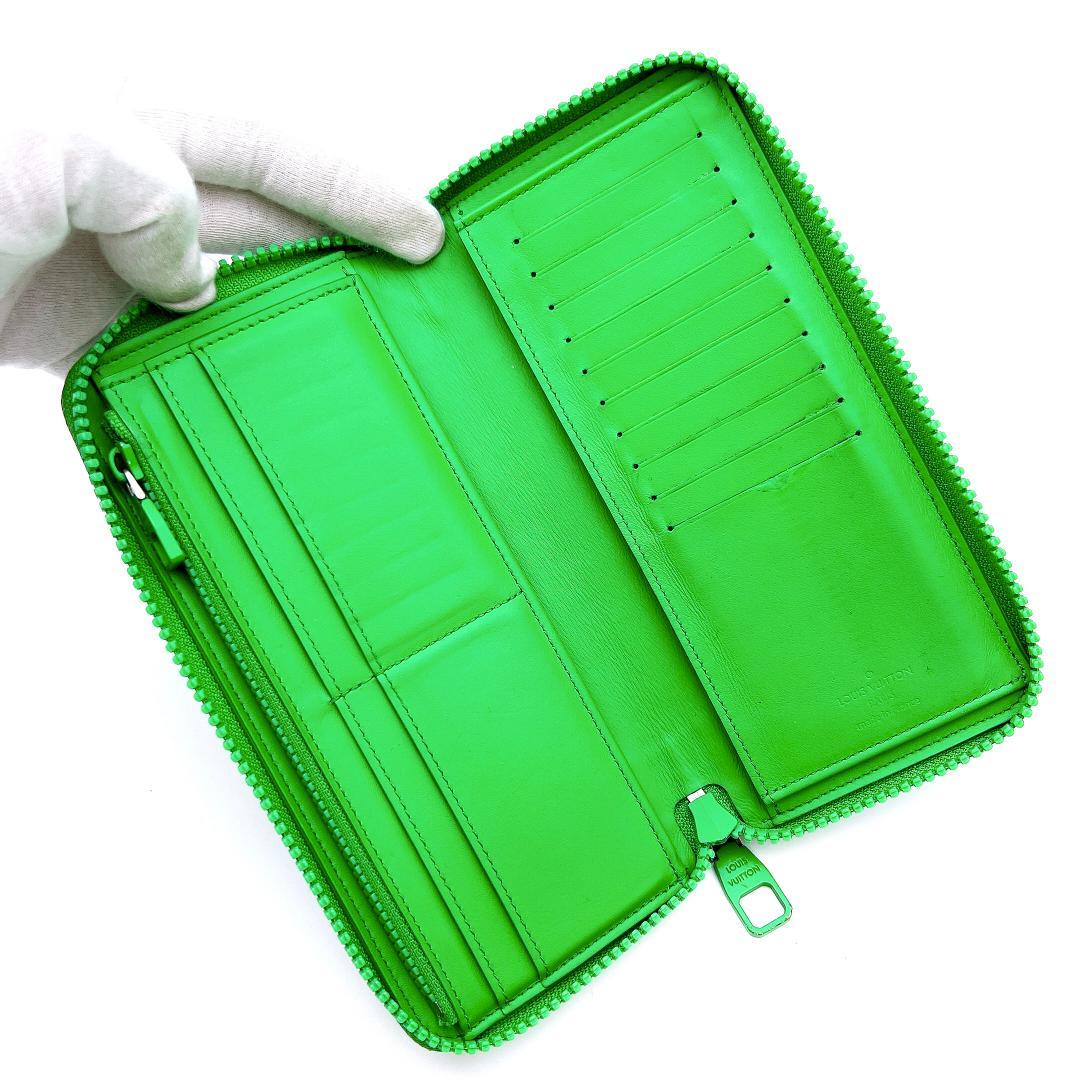 【超極美品】ルイヴィトン モノグラム トリヨン ヴェルティカル グリーン 748