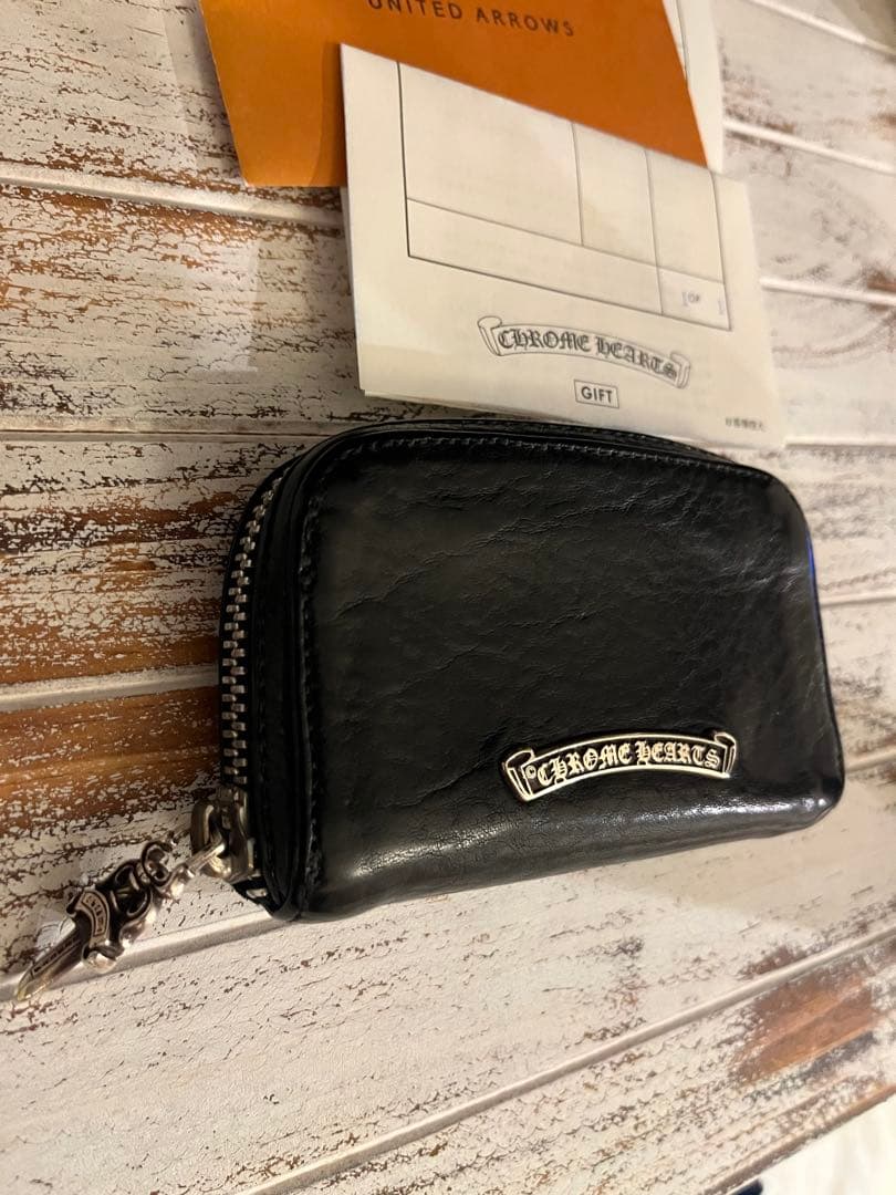 CHROME HEARTS ブラックレザーケース