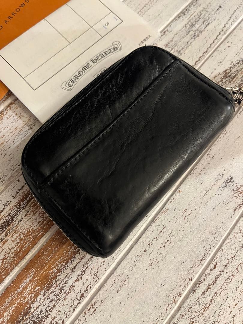 CHROME HEARTS ブラックレザーケース