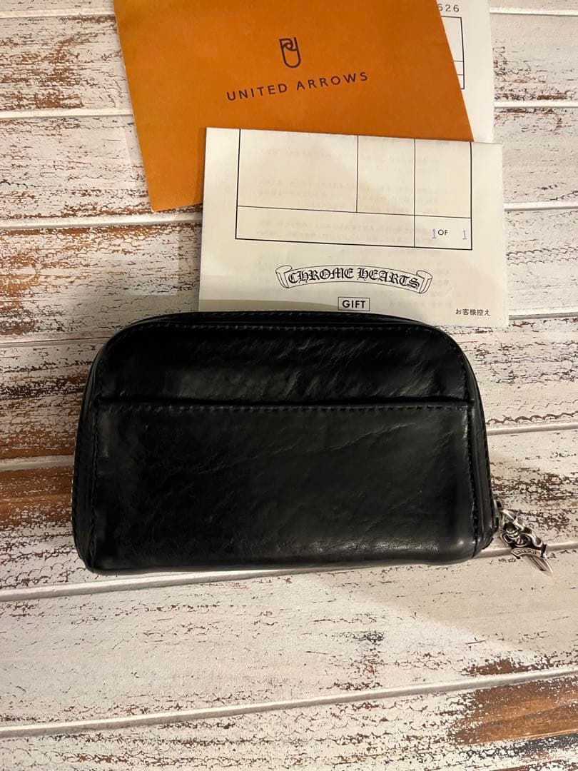 CHROME HEARTS ブラックレザーケース
