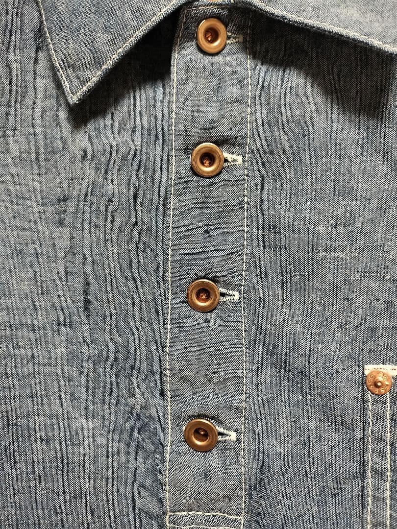 FOB FACTORY　FOBファクトリー　シャンブレー プルオーバーシャツ