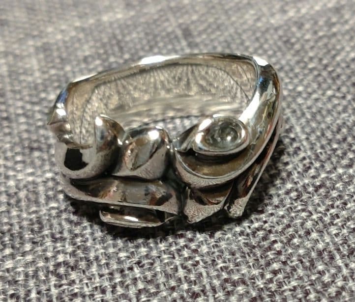 週末限定値下げ　廃番品　ディールデザイン リング　925