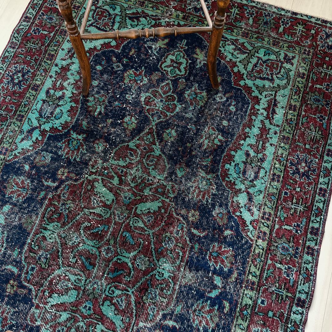 0938 トルコ ヴィンテージラグA107