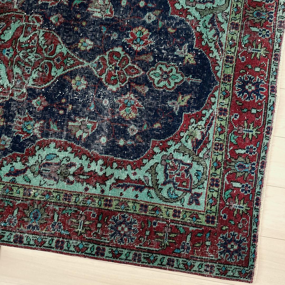 0938 トルコ ヴィンテージラグA107