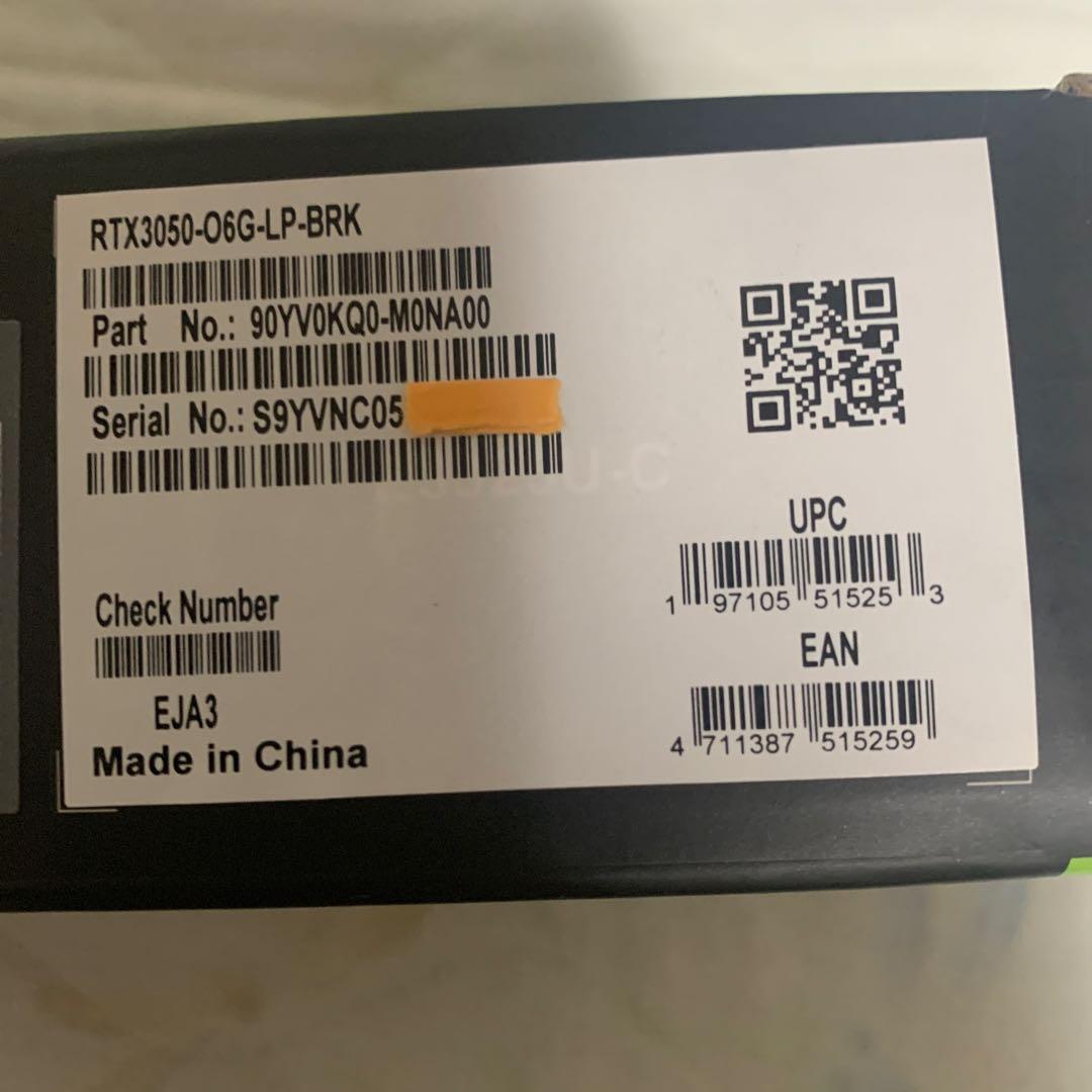 【めい】グラボ RTX3050
