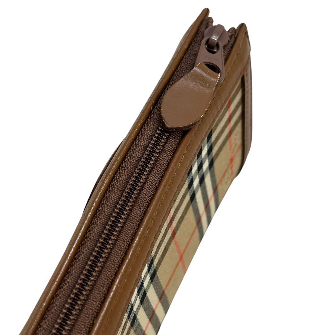 良品　バーバリー　BURBERRY ノヴァチェック ミニポーチ