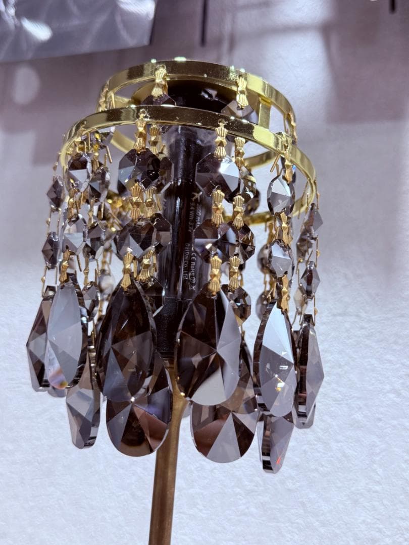 802PRODUCTS クリスタルシャンデリアシェード ブラックゴールド