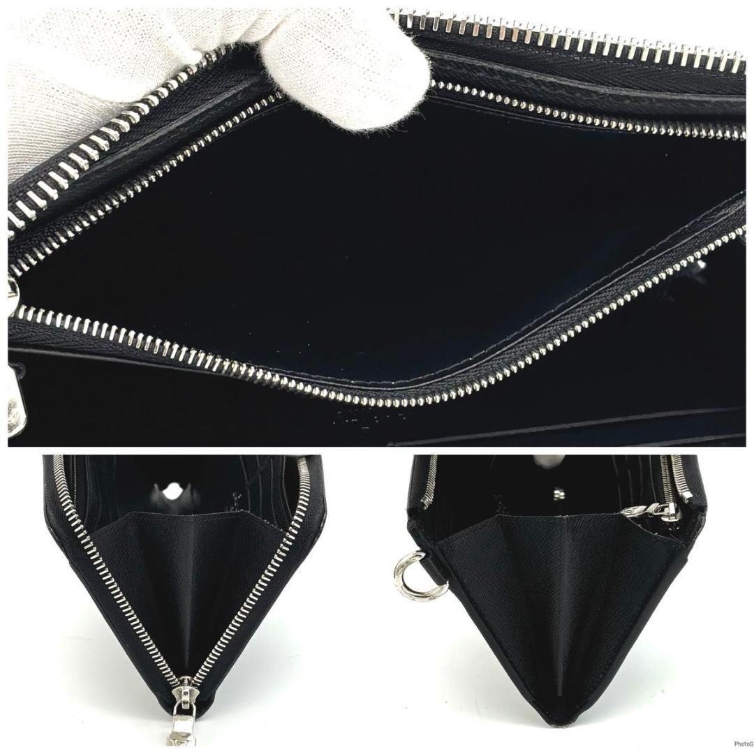 【新型IC】ルイヴィトン タイガ ジッピードラゴンヌ 長財布 ブラック 黒