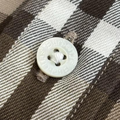 バーバリー ノバチェック 長袖シャツ サイズL tx4