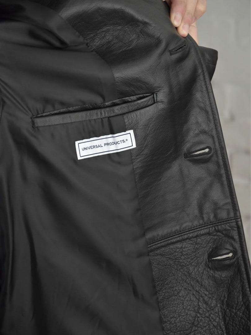 値下げ！25AW UNIVERSAL PRODUCTS LEATHER コート3
