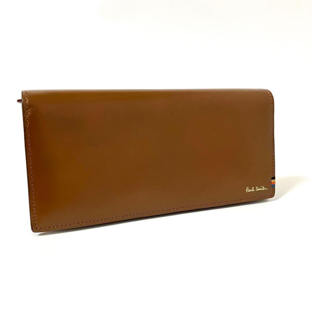 新品✨Paul Smith✨ポールスミス✨被せ✨長財布✨ブラウン✨人気✨未使用