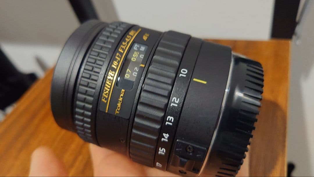 レンズ(ズーム) Tokina10-17mmF3.5-4.5AT-X107DX FisheyeEF