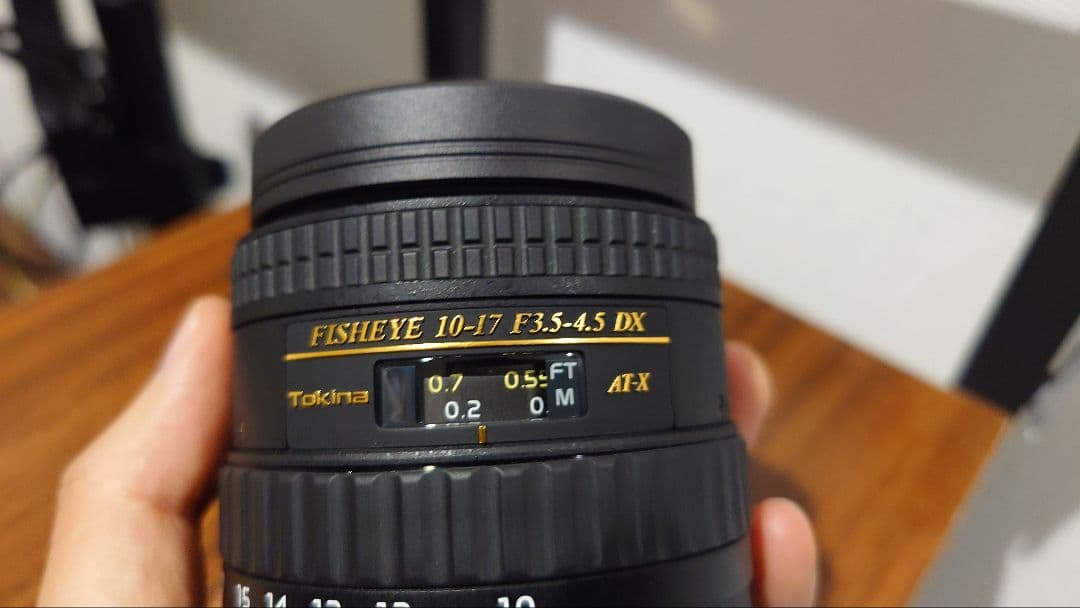 レンズ(ズーム) Tokina10-17mmF3.5-4.5AT-X107DX FisheyeEF