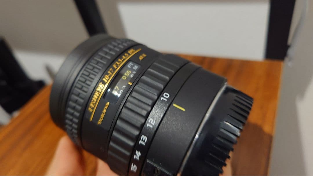 レンズ(ズーム) Tokina10-17mmF3.5-4.5AT-X107DX FisheyeEF