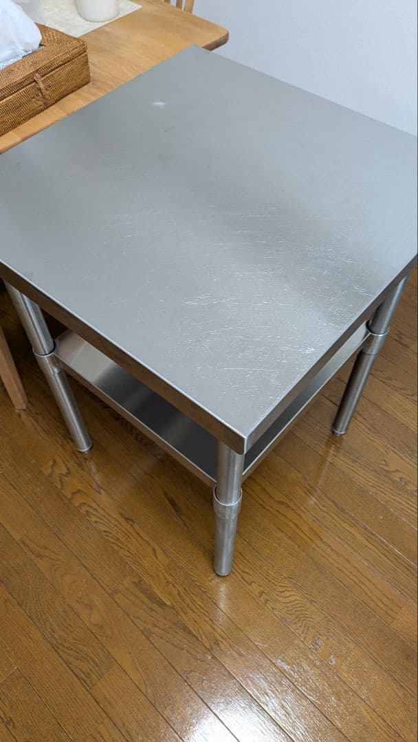 ステンレス製作業台　600×600×800 板厚1.2mmモデル