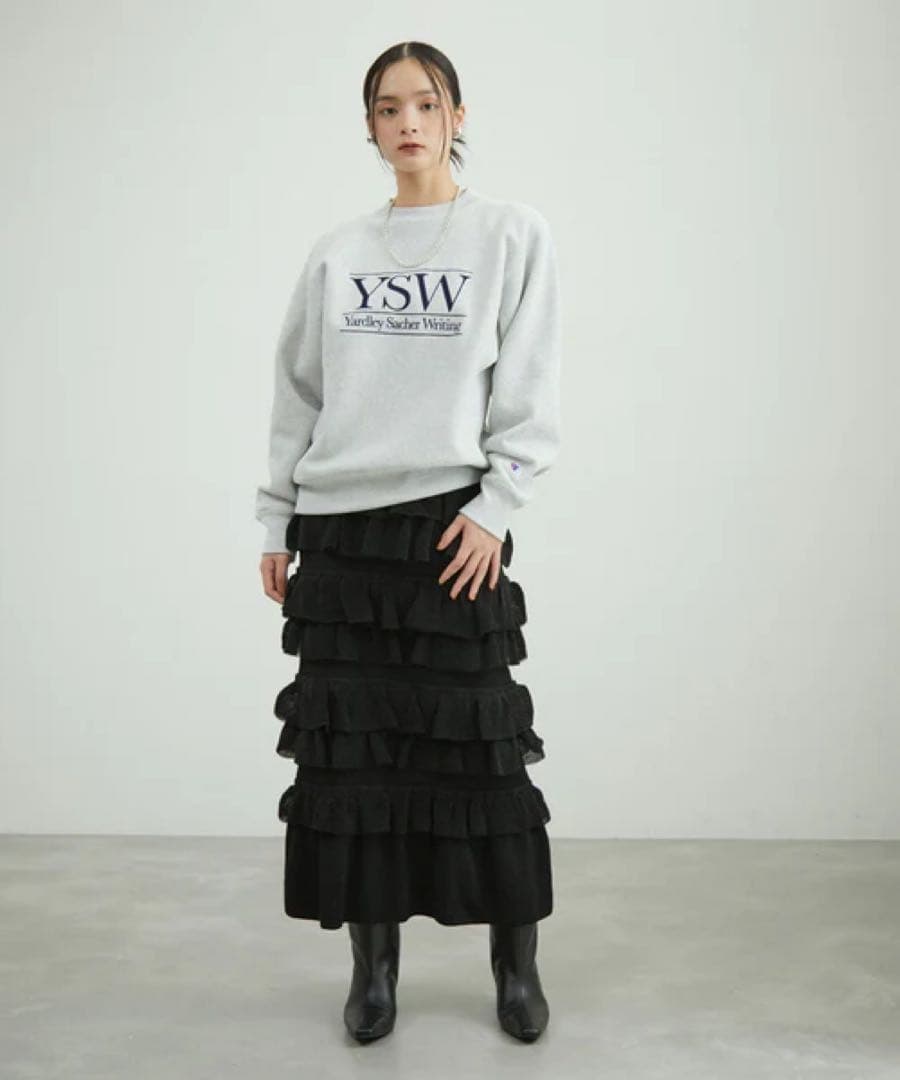 アダムエロペ フリルニットスカート