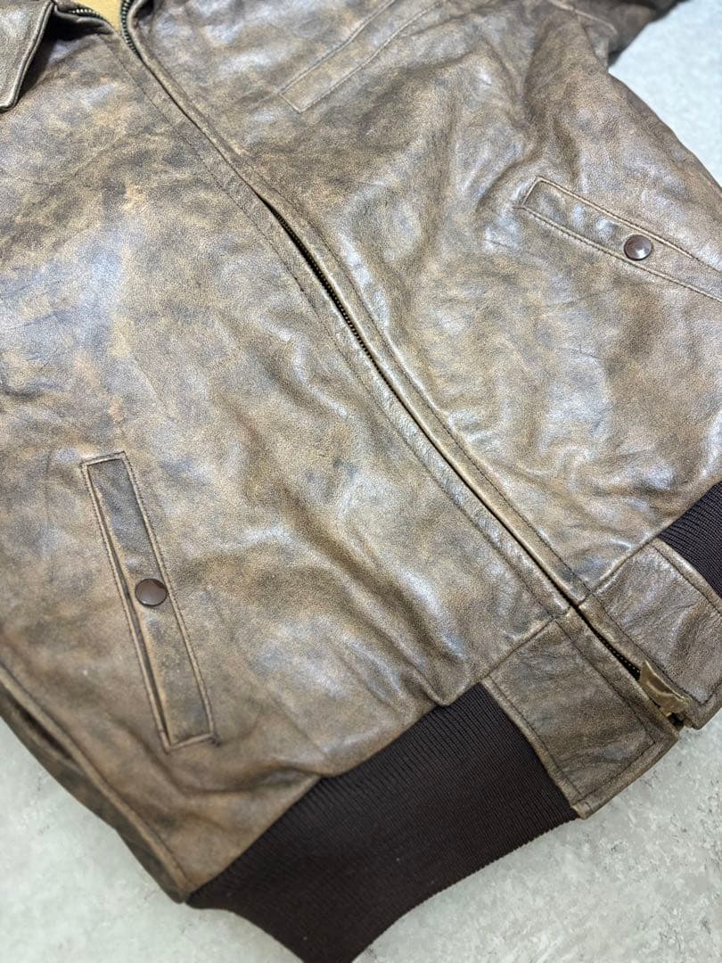 THE SHARPER IMAGE 本革 レザージャケット 短丈 ヴィンテージ